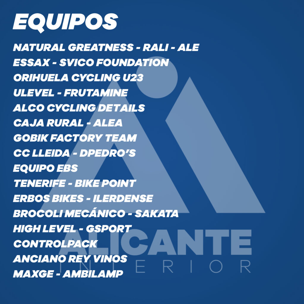 Equipos Challenge Alicante Interior Equipos Challenge Alicante Interior