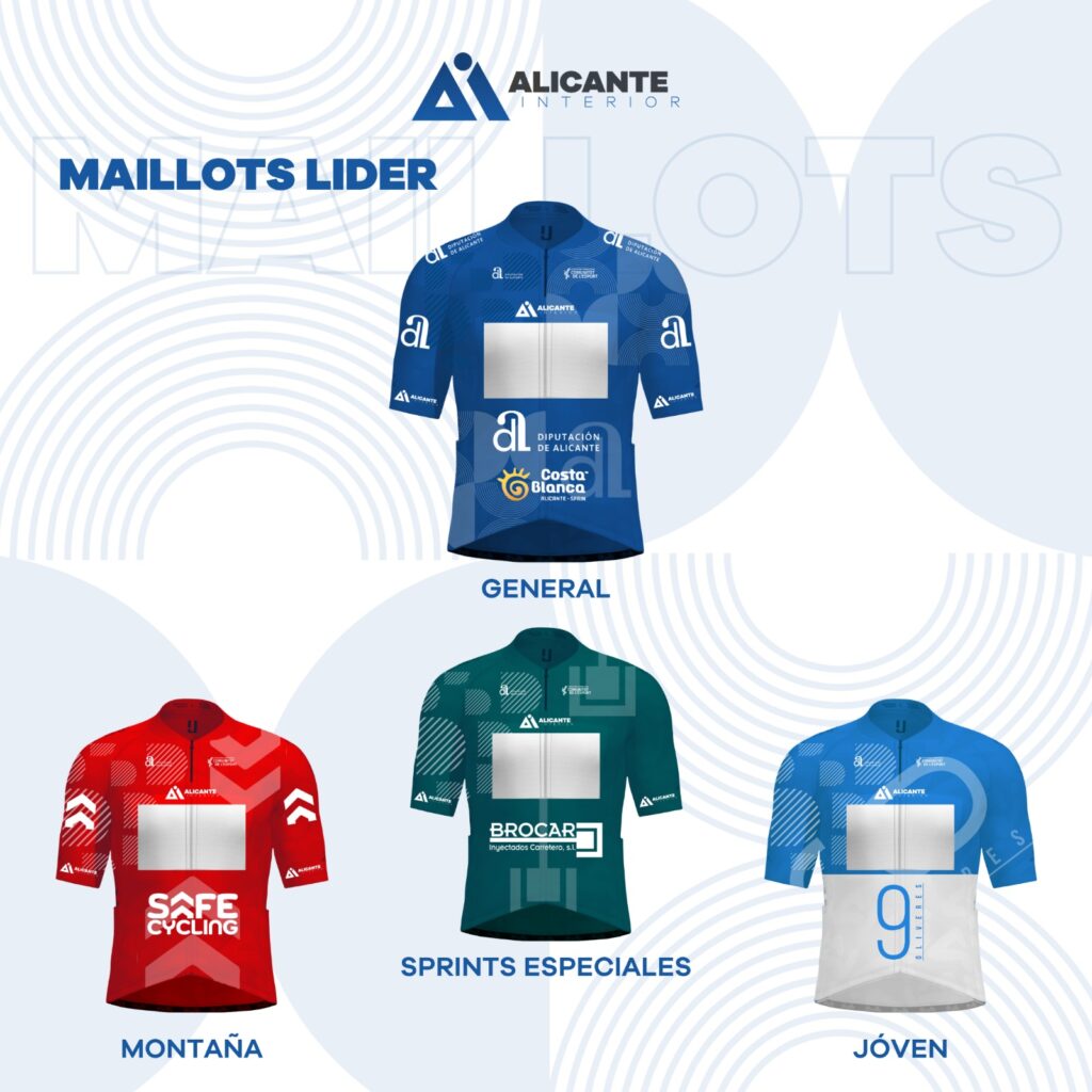 Maillots de líder Challenge Alicante Interior 2026